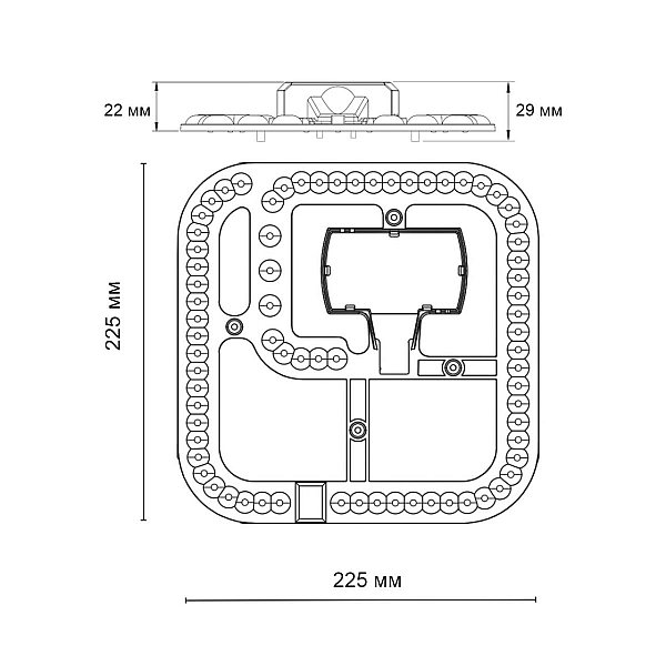 Светодиодный модуль Novotech COLOR 48Вт SMART/RGB 357783