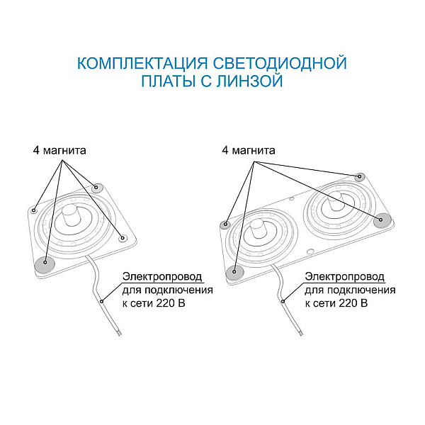 Светодиодная плата Apeyron 220В 2835 24Вт 2700К IP20 02-21