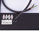 Панель светодиодная Uniel ULO-K16B 2x22W/4000K/L100 5W/RGB IP44 BLACK