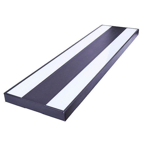 Панель светодиодная Uniel ULO-K16B 2x22W/4000K/L100 5W/RGB IP44 BLACK