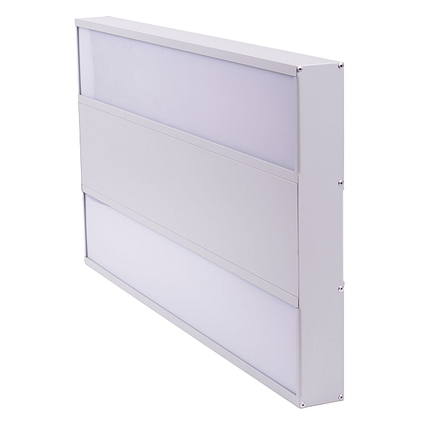 Панель светодиодная Uniel ULO-K16B 2x16W/4000K/L50 5W/3000K IP44 LIGHT GREY
