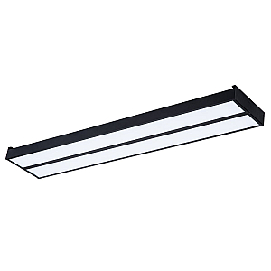 Светодиодная панель Uniel ULO-K15A 2x22W/4000K/L100 IP44 BLACK UL-00012557
