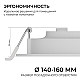 Встраиваемая светодиодная панель Apeyron 3 ССT 06-163