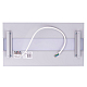 Светодиодная панель Uniel UL-00012594 ULO-K16B 2x16W/4000K/L50 5W/RGB IP44 LIGHT GREY