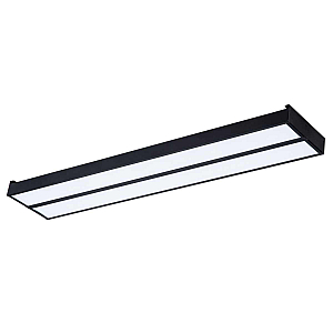 Светодиодная панель Uniel ULO-K15A 2x16W/4000K/L100 IP44 BLACK UL-00012588