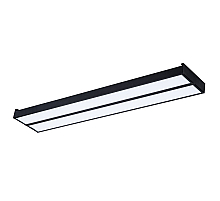 Светодиодная панель Uniel ULO-K15A 2x20W/4000K/L50 IP44 BLACK UL-00012586