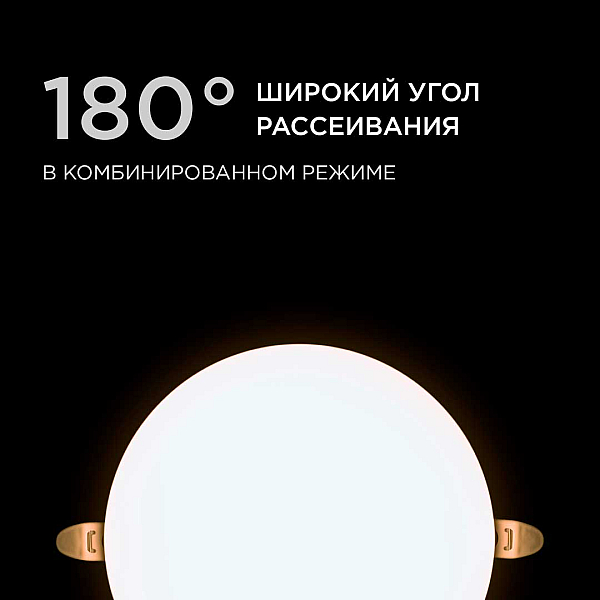 Встраиваемая светодиодная панель безрамочная Apeyron FLP 06-108