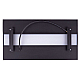 Светодиодная панель Uniel UL-00012591 ULO-K16B 2x16W/4000K/L50 5W/3000K IP44 BLACK