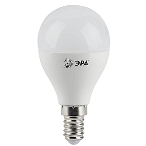 Лампа светодиодная Эра E14 5W 2700K LED P45-5W-827-E14 Б0028485