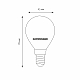 Светодиодная лампа Elektrostandard Mini Classic LED 7W 3300K E14 матовое стекло 4690389041525