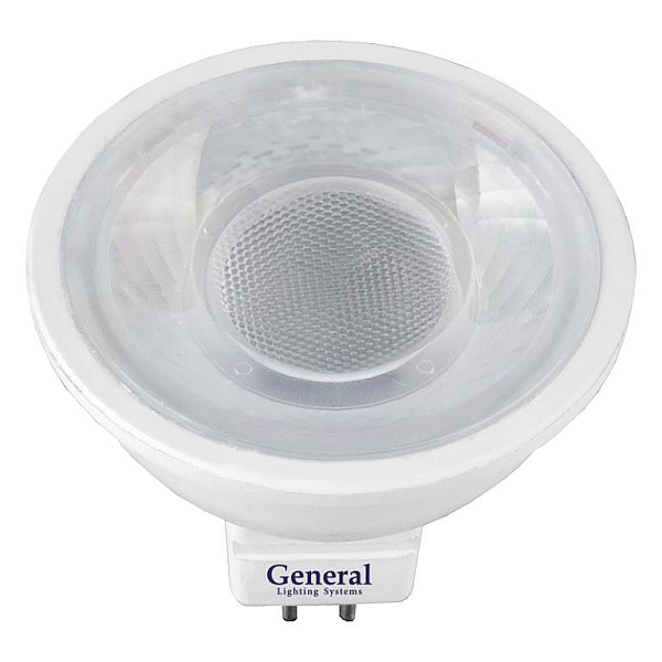 Светодиодная лампа General GLDEN-MR16-7-230-GU5.3-6500 643600