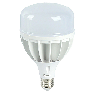 Лампа светодиодная Feron E27-E40 60W 4000K Цилиндр Матовая LB-65 25821
