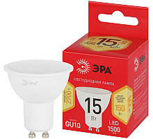 Лампа светодиодная Эра RED LINE LED MR16-15W-827- GU10 R 15Вт софит Б0070093