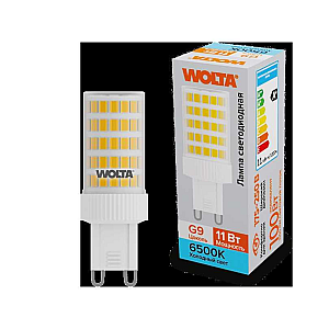 Светодиодная лампа WOLTA 11Вт 6500K G9 кукуруза матовая WSTD-JCD-11W6KG9-C