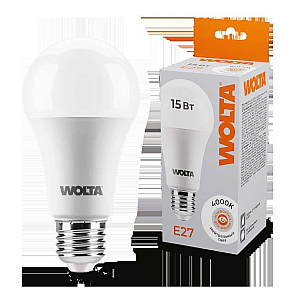 Светодиодная лампа WOLTA 15Вт 4000К E27 груша матовая 25S60BL15E27