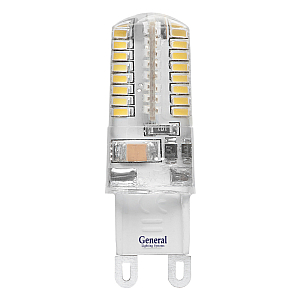 Светодиодная лампа General GLDEN-G9-5-S-220-2700 653600