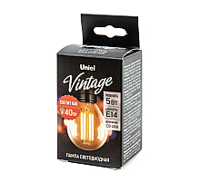 Лампа светодиодная Uniel Vintage LED-G45-5W/GOLDEN/E14 GLV21GO UL-00010551