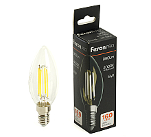 Светодиодная лампа Feron LB-1206 E14 6W 4000K 51245