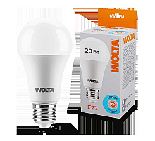 Светодиодная лампа WOLTA 20Вт 6500К E27 груша матовая 25W65BL20E27