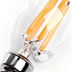Лампа светодиодная Feron E14 15W 2700K Свеча на ветру Матовая 38261