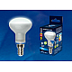 Лампа светодиодная рефлекторная (UL-00001491) Uniel E14 6W 3000K матовая LED-R50-6W/WW/E14/FR PLS02WH