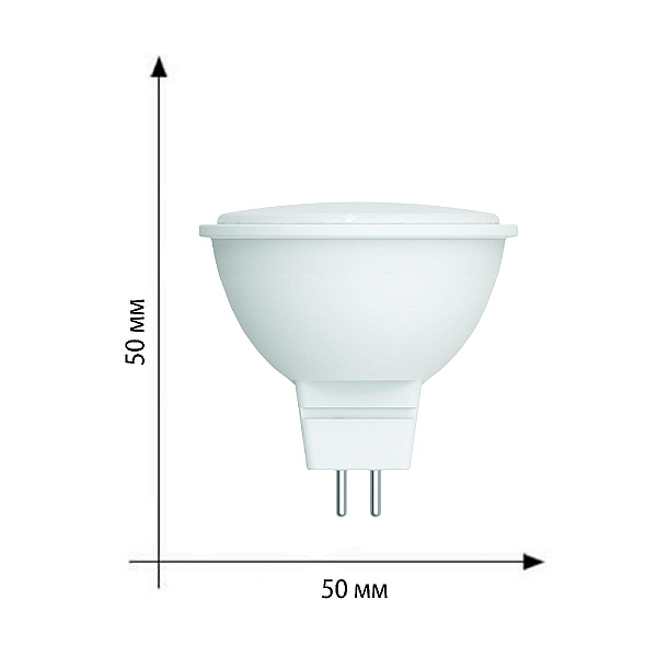 Лампа светодиодная Volpe Optima LED-MR16-5W/4000K/GU5.3/FR/SLS UL-00008839