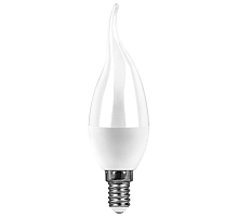 Лампа светодиодная Saffit SBC3715 Свеча на ветру E14 15W 4000K 55205