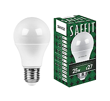 Лампа светодиодная Saffit SBA6525 шар E27 25W 6400K 55089