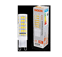 Светодиодная лампа WOLTA 7Вт 4000K G9 кукуруза матовая WSTD-JCD-7W4KG9-C
