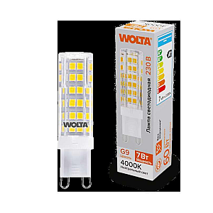 Светодиодная лампа WOLTA 7Вт 4000K G9 кукуруза матовая WSTD-JCD-7W4KG9-C