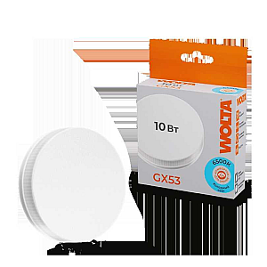 Светодиодная лампа WOLTA 10Вт 6500K GX53 матовая 25W75R10GX53