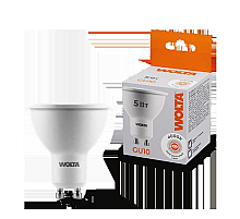 Светодиодная лампа WOLTA 5Вт 4000K GU10 матовая 25SPAR16-230-5GU10
