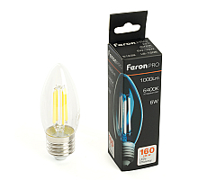 Светодиодная лампа Feron LB-1206 E27 6W 6400K 51240