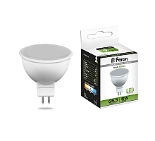 Лампа светодиодная Feron MR16 G5.3 5W 4000K Грибок матовая LB-24 25126
