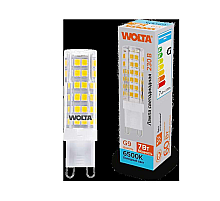 Светодиодная лампа WOLTA 7Вт 6500K G9 кукуруза матовая WSTD-JCD-7W6KG9-C