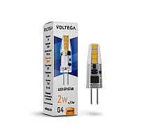 Лампа светодиодная Voltega G4 2W 2800K VG9-K1G4warm2W-12 7142