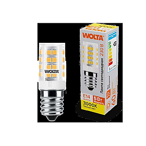 Светодиодная лампа WOLTA 5Вт 3000K E14 кукуруза матовая WSTD-JCD-5W3KE14-C