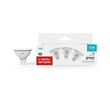 Светодиодная лампа Gauss Basic GU5.3 5,5W 4100K 10135262T