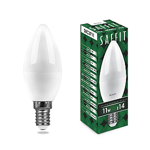 Лампа светодиодная Saffit SBC3711 Свеча E14 11W 4000K 55133