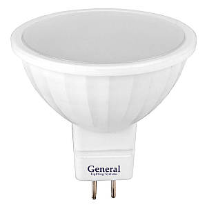 Светодиодная лампа General GLDEN-MR16-10-GU5.3-12-6500 661023