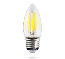 Лампа светодиодная Voltega E27 6W 4000К прозрачная VG10-C1E27cold6W-F 7029