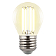 Лампа светодиодная Uniel E27 4W 3000K прозрачная LED-G45-4W/3000K/E27/CL GLY01TR UL-00011940