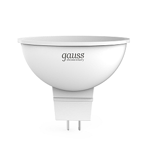 Лампа cветодиодная Gauss GU5.3 5.5W 4100K матовая 13526