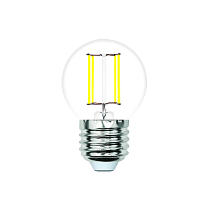 Лампа светодиодная Volpe LED-G45-5,5W/4000K/E27/CL/SLF UL-00008460