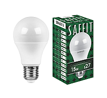 Лампа светодиодная Saffit SBA6015 шар E27 15W 6400K 55012