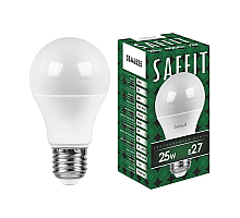 Лампа светодиодная Saffit SBA6525 шар E27 25W 4000K 55088