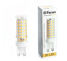Лампа светодиодная Feron G9 9W 2700K капсульная LB-434 38146