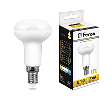 Лампа светодиодная Feron E14 7W 2700K Груша Матовая LB-450 25513