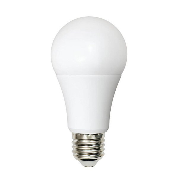 Лампа светодиодная (UL-00001569) Uniel E27 9W 4000K матовая LED-A60-9W/WW+NW/E27/FR PLB01WH
