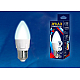 Лампа светодиодная (UL-00002411) Uniel E14 7W 4000K матовая LED-C37 7W/NW/E14/FR PLP01WH